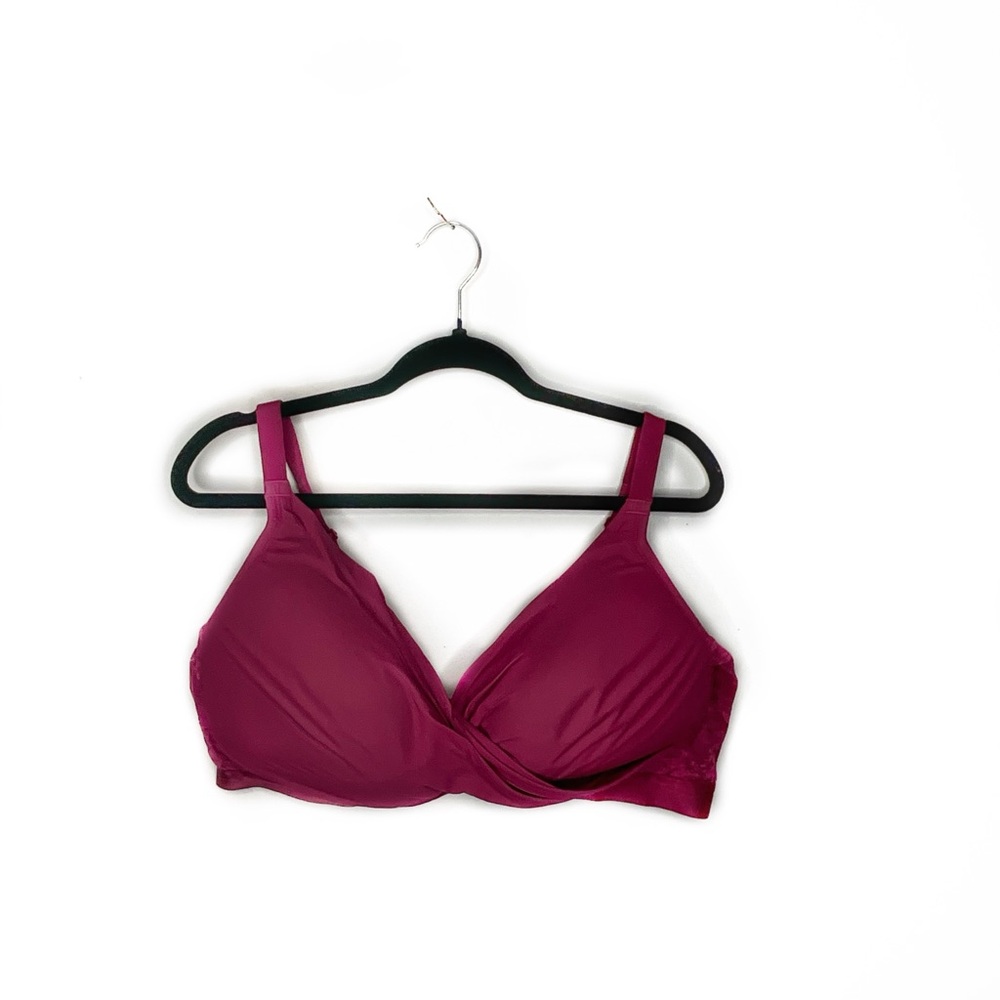 Deesse Lingerie Deep Magenta Bra size 44DD